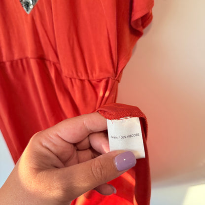 Brand Unknown Cold-Shoulder Mini Dress - 41cm U/arm