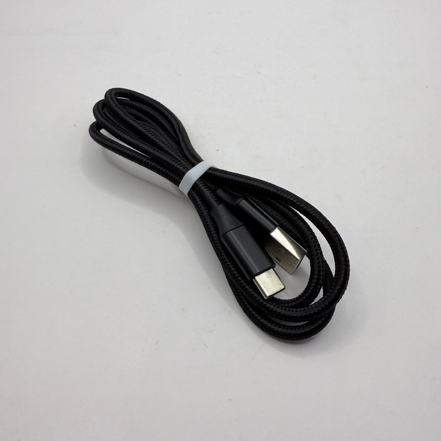 USB-A to USB-C Braided 1m Charging Cable