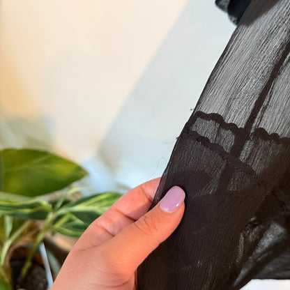 Miss Sixty Size S Black Chiffon Ddess