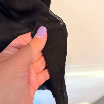 Miss Sixty Size S Black Chiffon Ddess