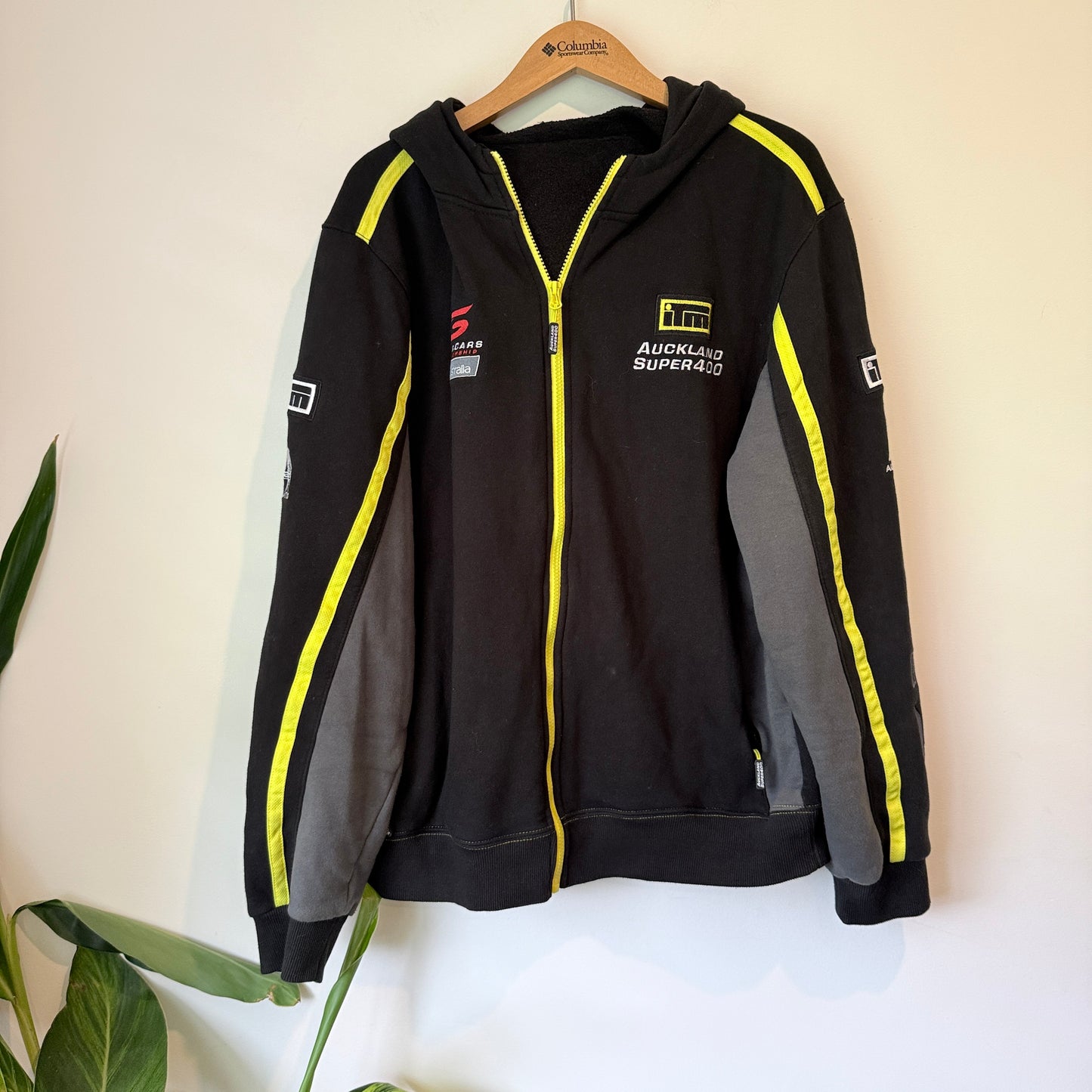 ITM Auckland Super400 V8 Supercars Zip-Up Hoodie Black - XL