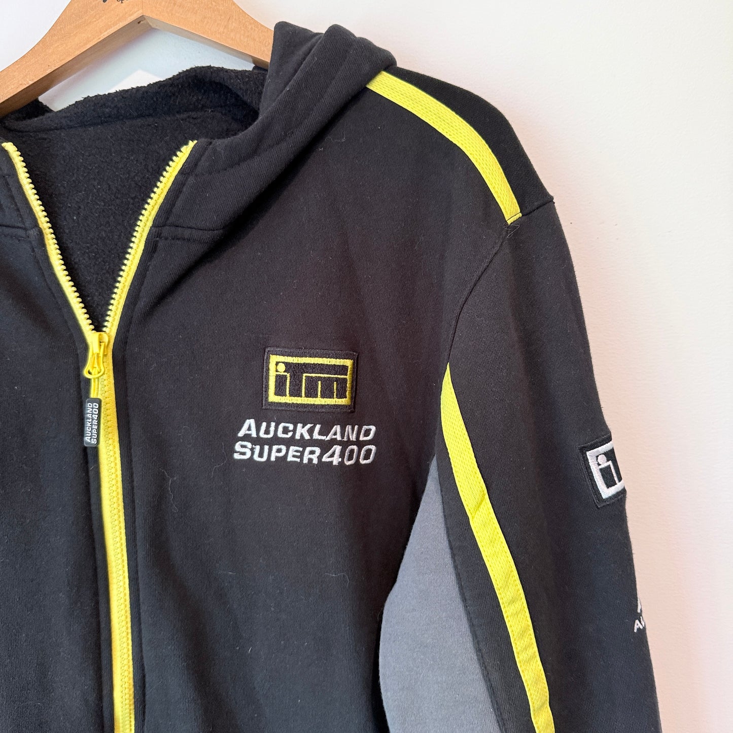ITM Auckland Super400 V8 Supercars Zip-Up Hoodie Black - XL
