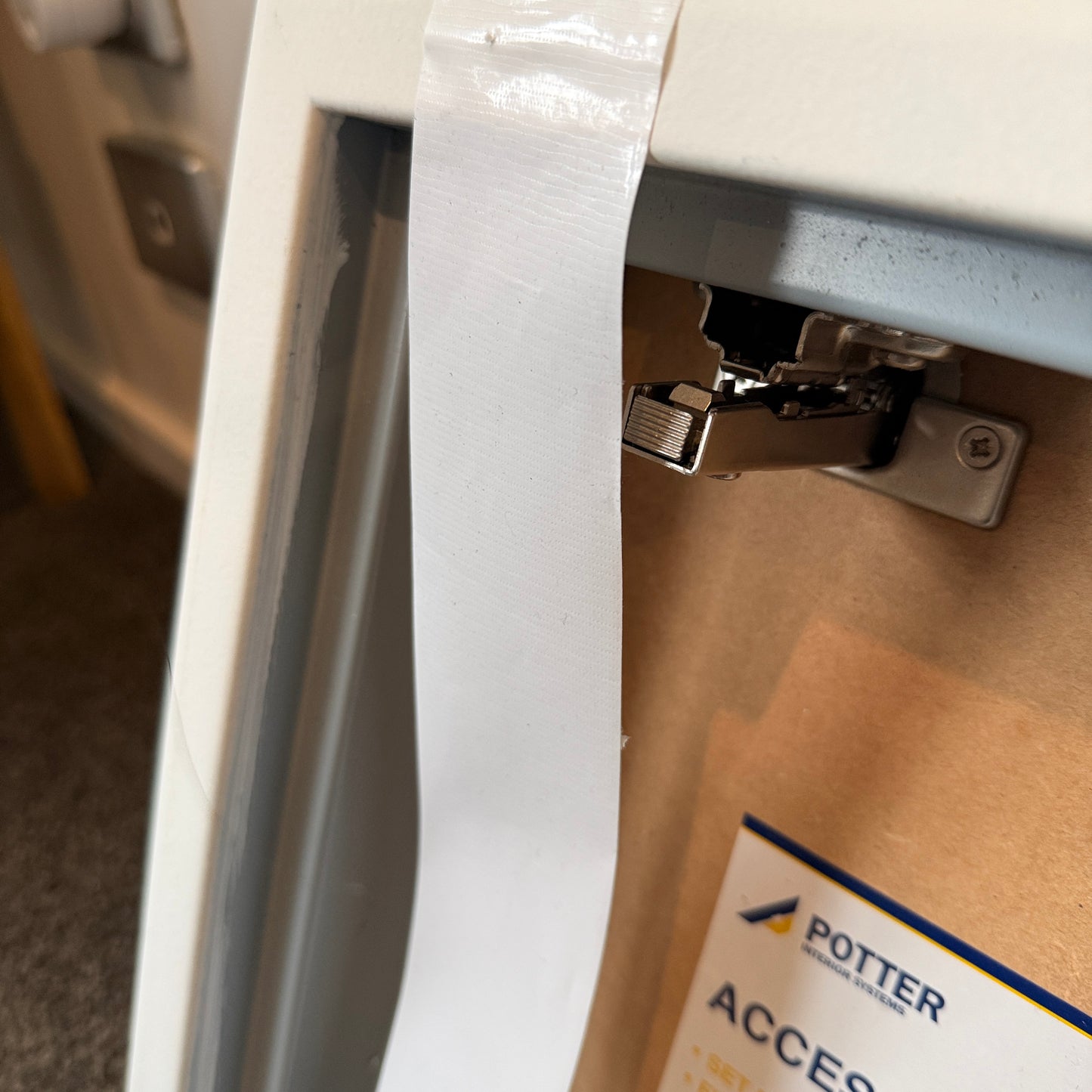 Potter Interior Systems Access Panel Fire Rated Acoustic Flanged
