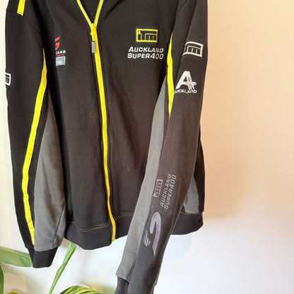 ITM Auckland Super400 V8 Supercars Zip-Up Hoodie Black - XL