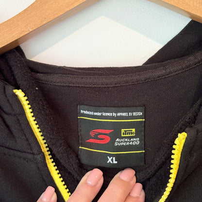 ITM Auckland Super400 V8 Supercars Zip-Up Hoodie Black - XL