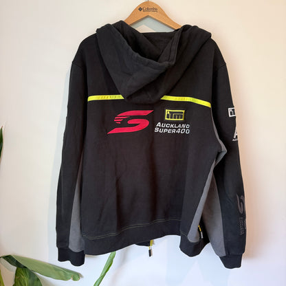 ITM Auckland Super400 V8 Supercars Zip-Up Hoodie Black - XL