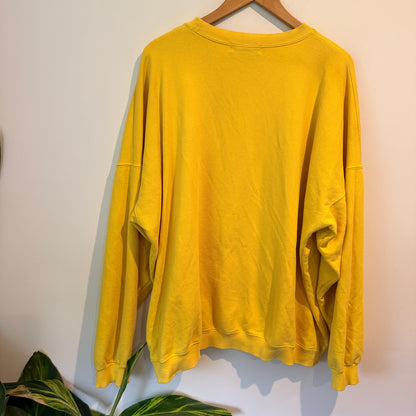 Holy Chic U/Arm to U/Arm 76cm Yellow Long-Sleeve Crewneck Sweatshirt