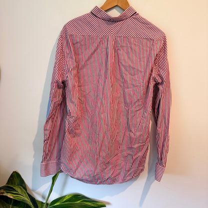 RedTape Sport Size XL Striped Long-Sleeved Button-Down Casual Shirt