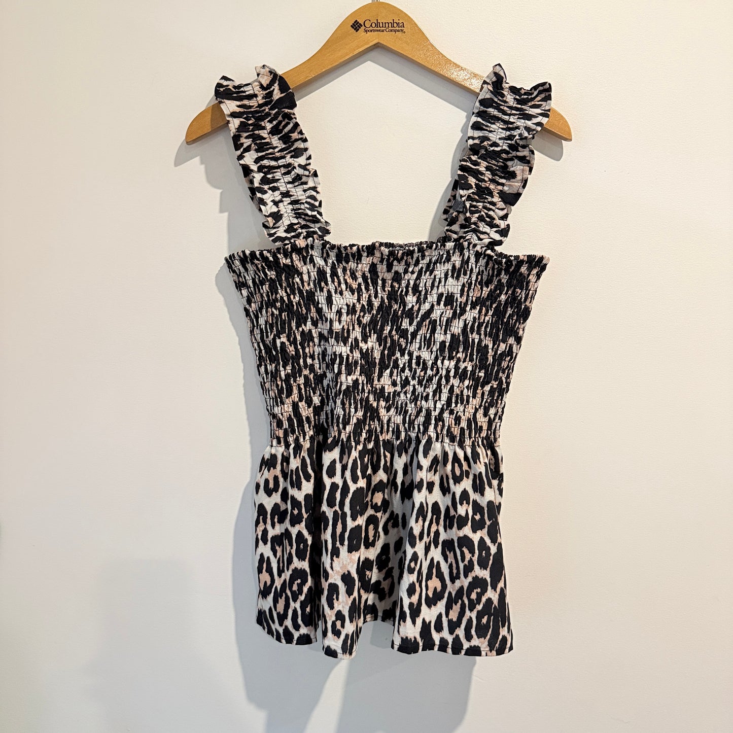 Urbanic Size XL Leopard-Print Smock Top