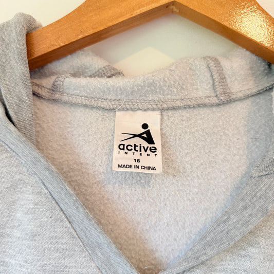 ACTIVE INTENT Dance Hoodie Grey - Size 16