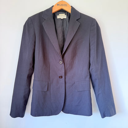 Veronika Maine Two Button Blazer Black - Size 8