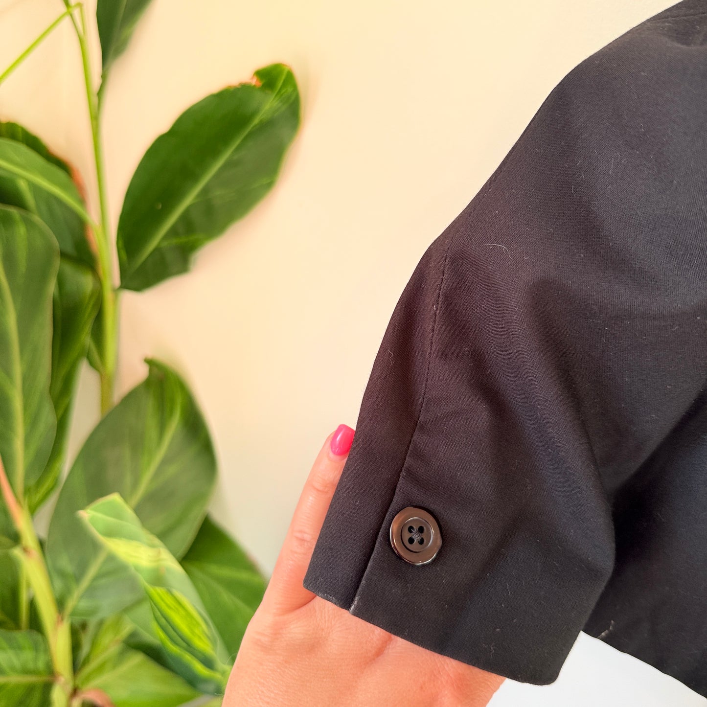 Veronika Maine Two Button Blazer Black - Size 8