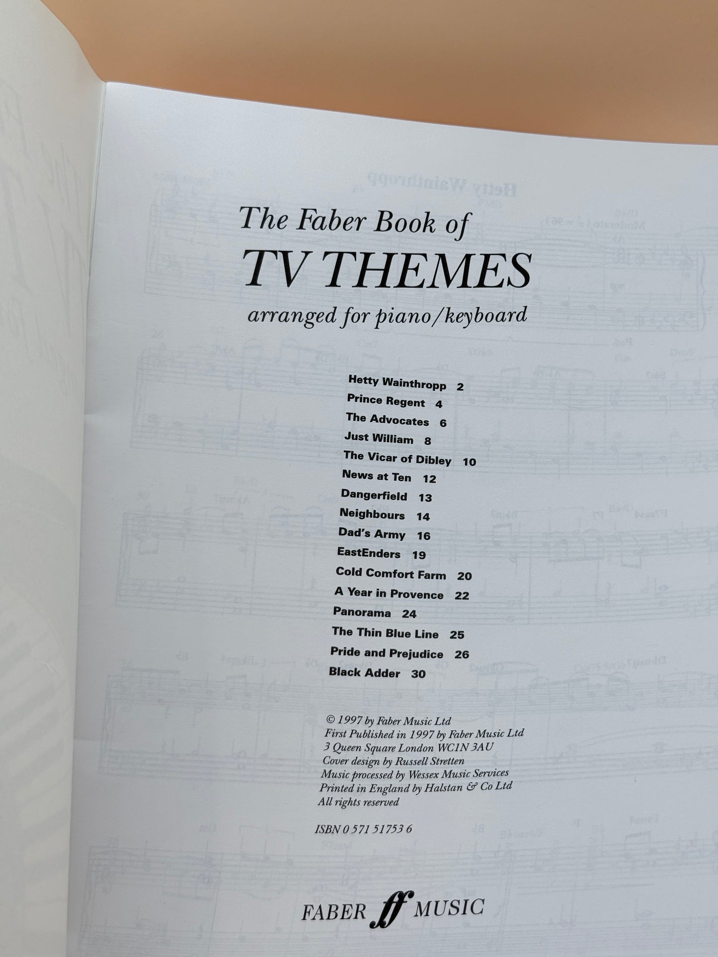 The Faber Book of TV Themes by Russell Stretten
