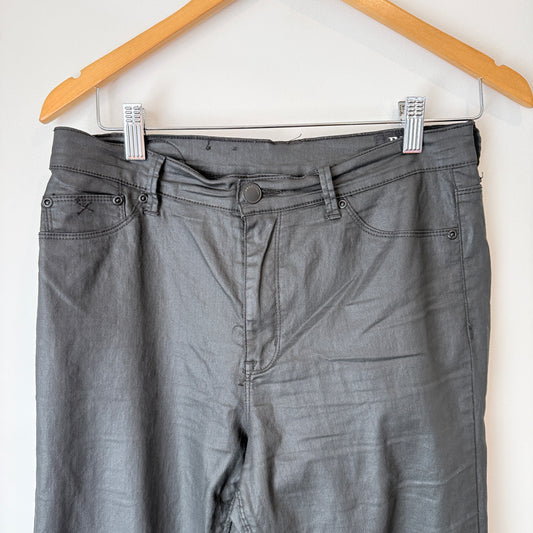 Res Size 29 Black Coated Skinny Jeans