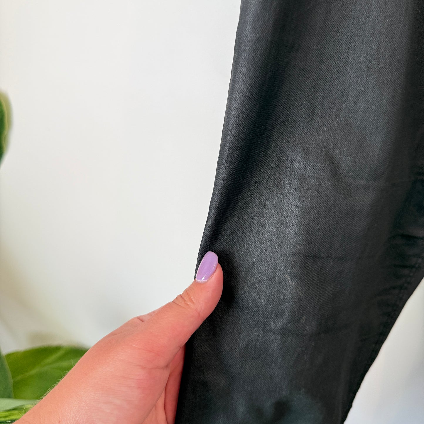 Res Size 29 Black Coated Skinny Jeans