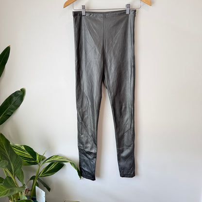 Jean Paul Gautier Size 36 Faux Leather Leggings