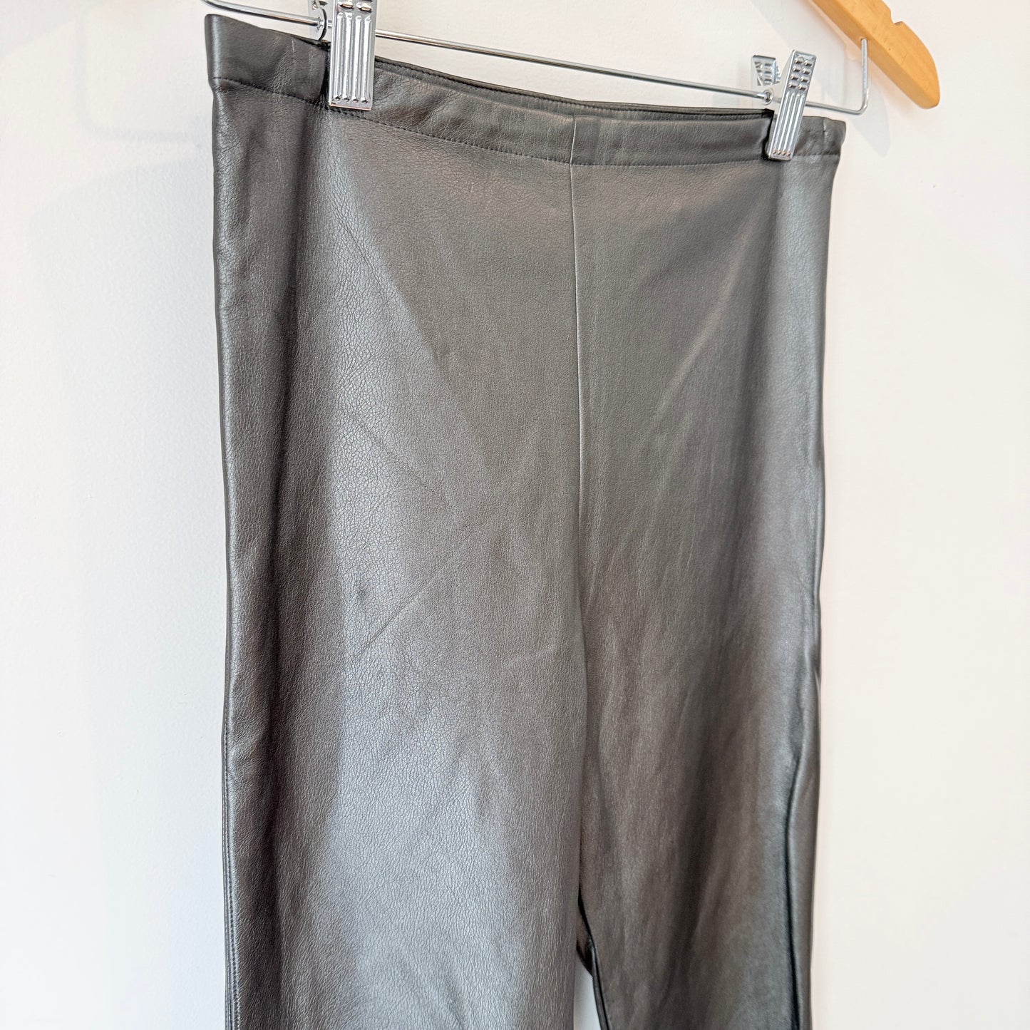 Jean Paul Gautier Size 36 Faux Leather Leggings