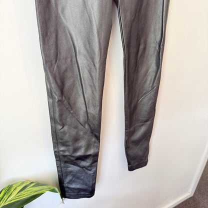 Jean Paul Gautier Size 36 Faux Leather Leggings