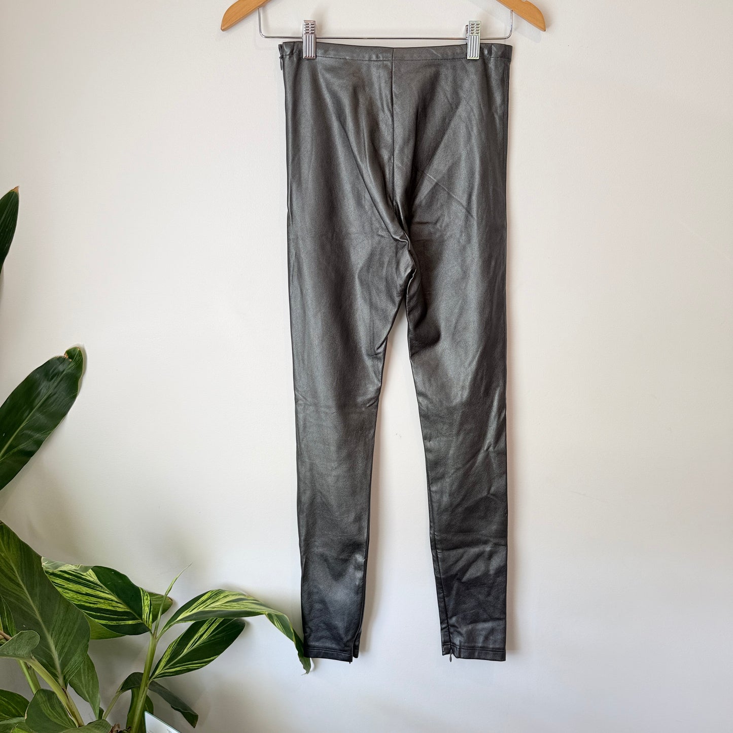 Jean Paul Gautier Size 36 Faux Leather Leggings