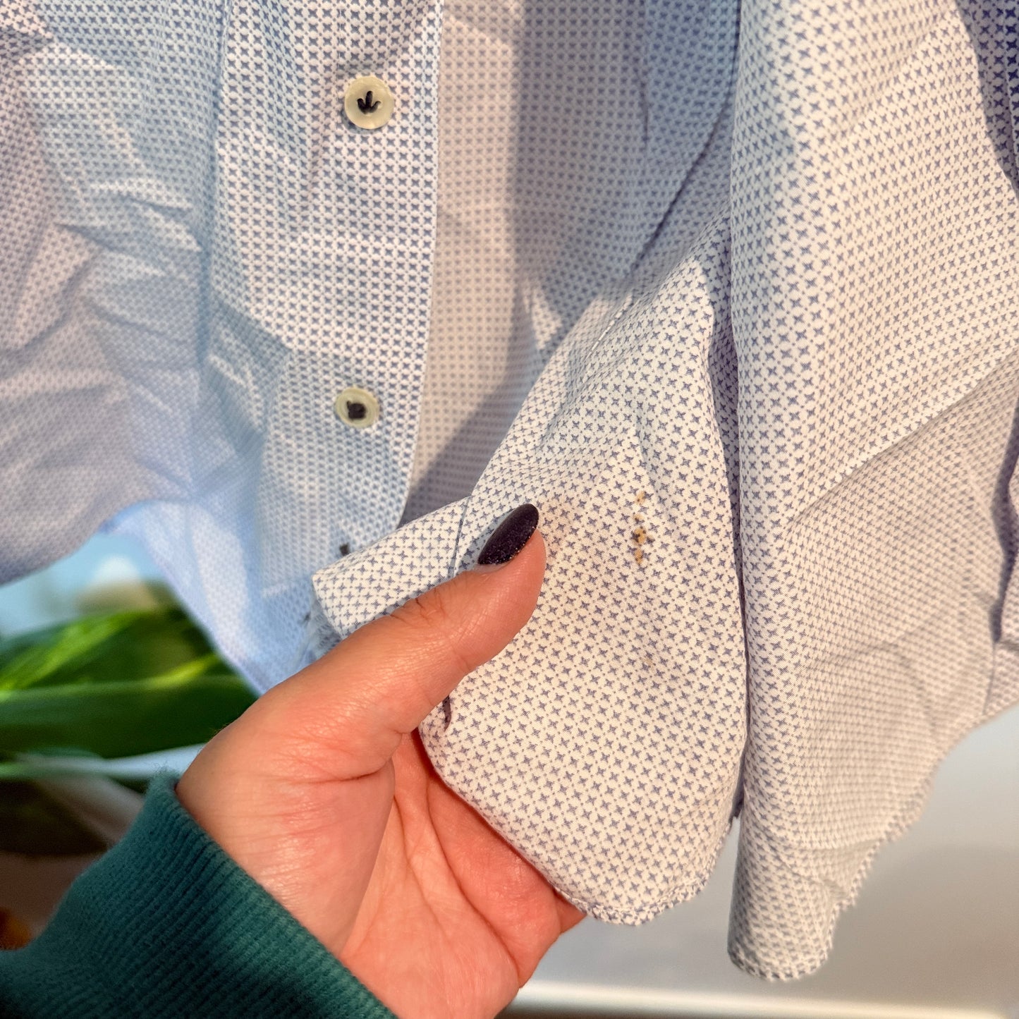 3 Wise Men Size 42 Long-Sleeved Button-Down Shirt