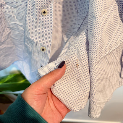 3 Wise Men Size 42 Long-Sleeved Button-Down Shirt