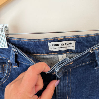 Country Road Size 10 Mid-Rise Skinny Blue Jeans