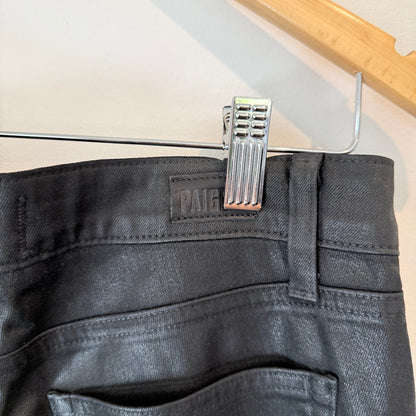 Paige Size 25 Ultra Skinny Vinyl Look Pants