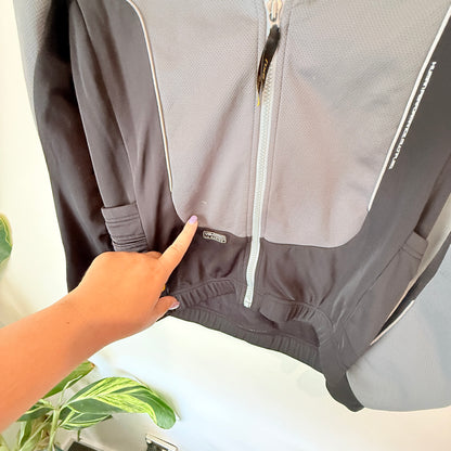 2XU Size M Micro Climate Grey & Black Cycling Jacket