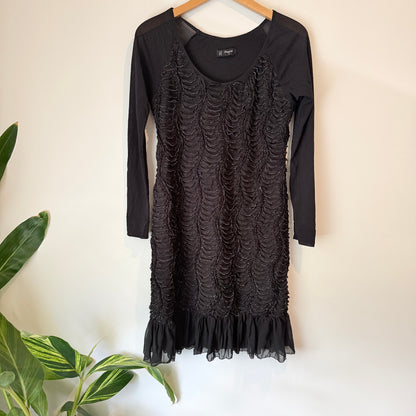 Pepper (NZ) Size 10 Long-Sleeve Mini Dress