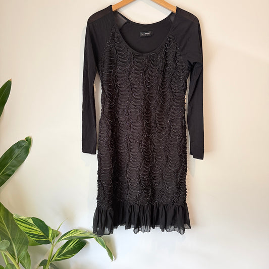 Pepper (NZ) Size 10 Long-Sleeve Mini Dress