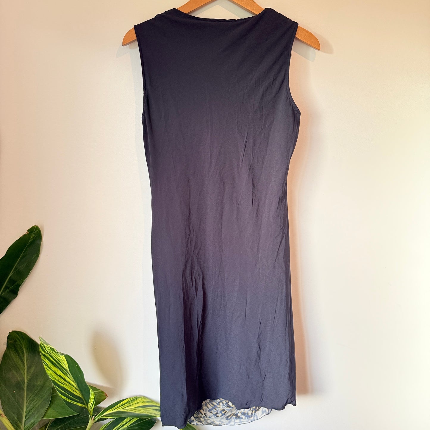 Annah Stretton Draped Cowl Neck Midi Dress - Size 12
