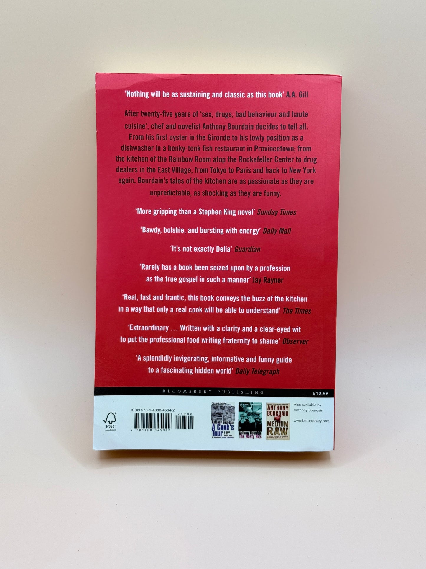 Kitchen Confidential by Anthony Bourdain