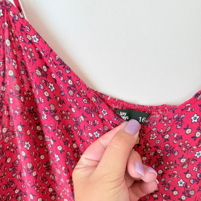 Jay Jays Size 16 Floral Print Mini Sundress