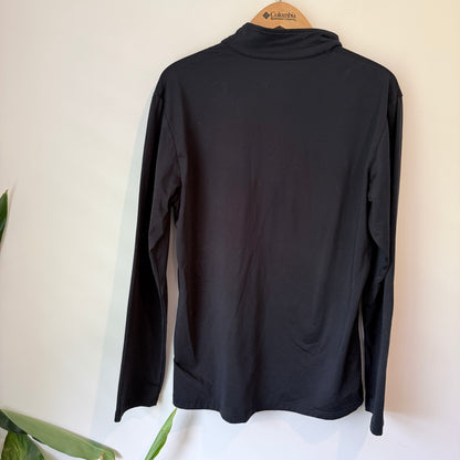 Benger Quarter-Zip Pullover Black - Size L
