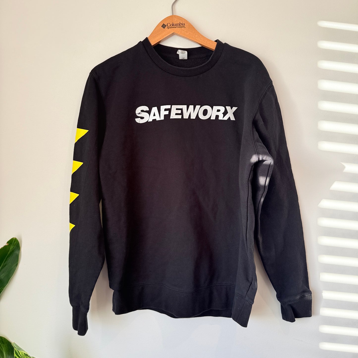 AS Colour Size M Black Safeworx Crew-Neck Sweatshirt