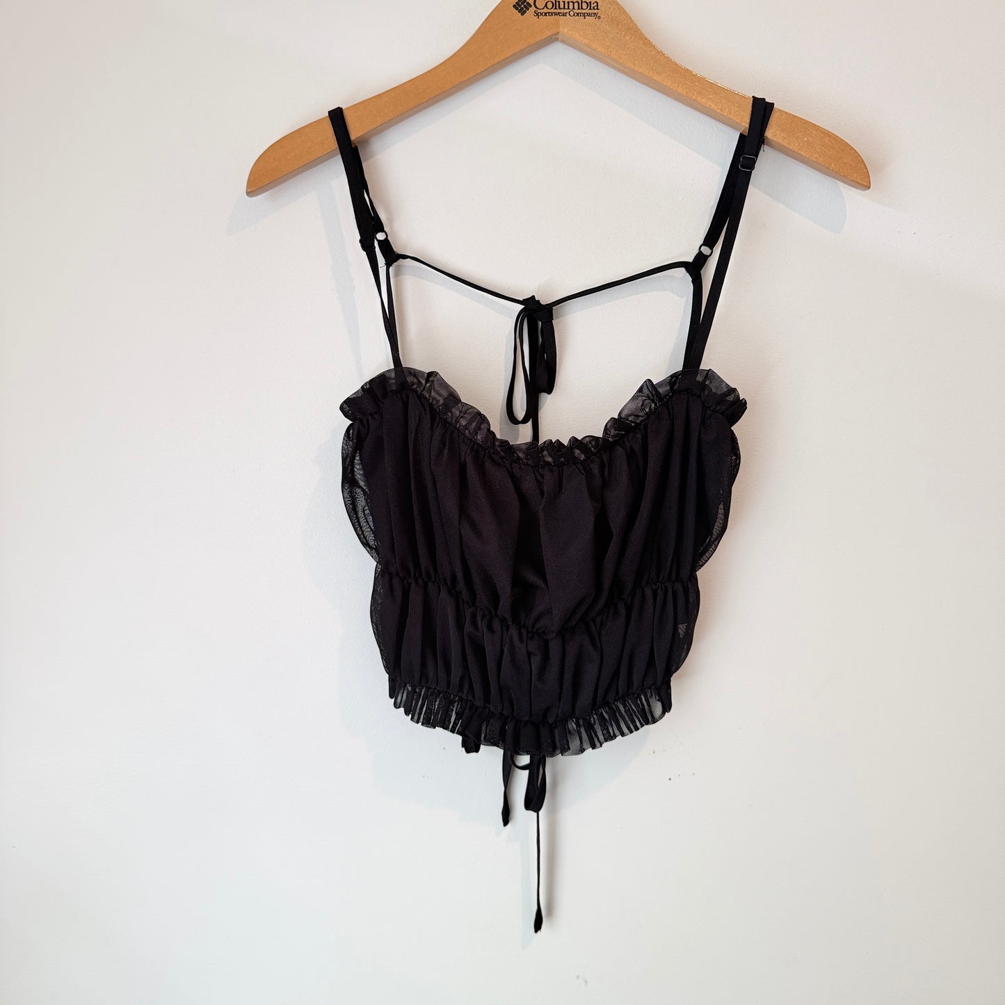 Glassons Size L Lace Tie-Front Cami Top