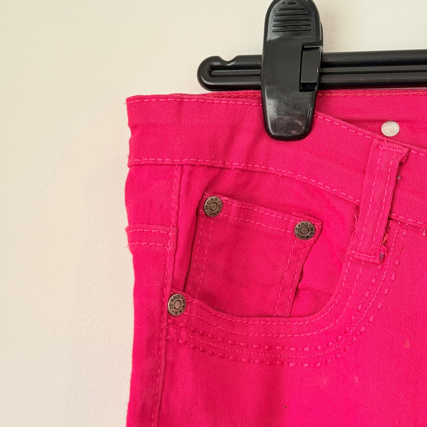 Texas Size 34 Hot Pink Skinny Jeans