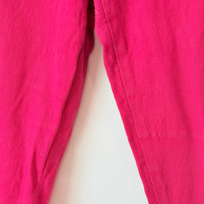 Texas Size 34 Hot Pink Skinny Jeans