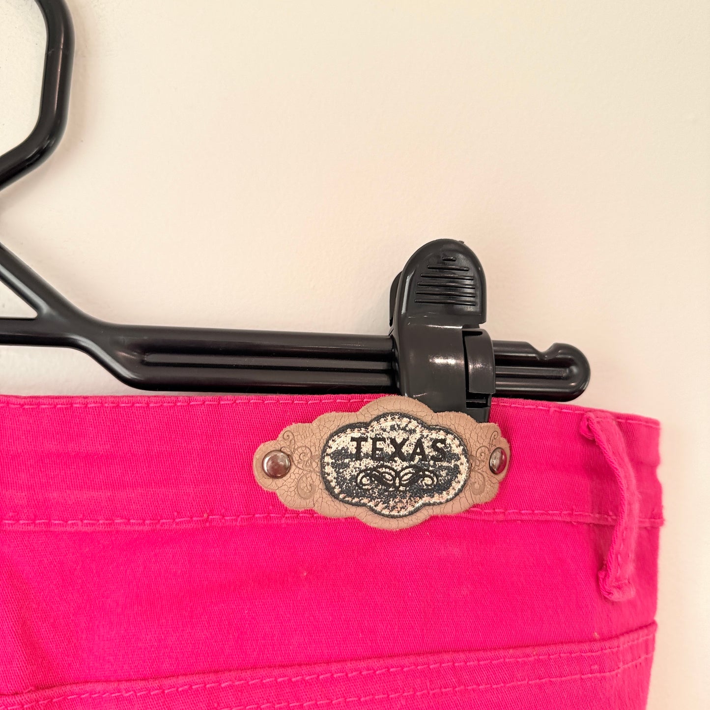 Texas Size 34 Hot Pink Skinny Jeans
