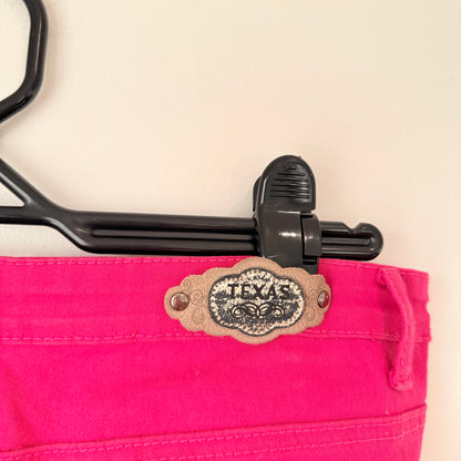Texas Size 34 Hot Pink Skinny Jeans