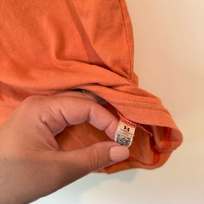 Under Armour HeatGear Logo Tee Orange - Youth Large