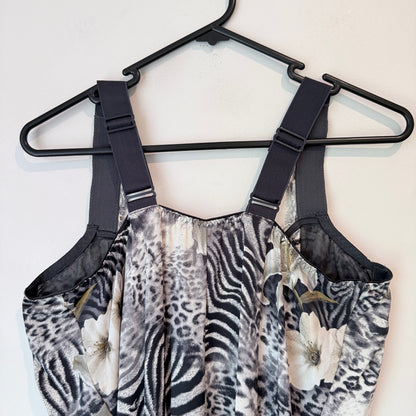 Ulla Dessous Animal Print Bodysuit - Size 46