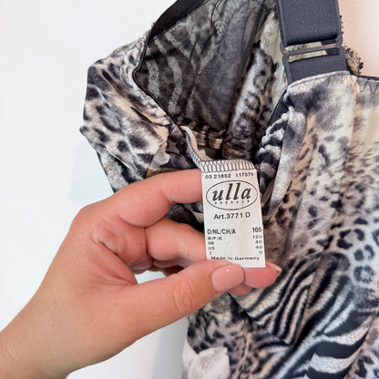 Ulla Dessous Animal Print Bodysuit - Size 46
