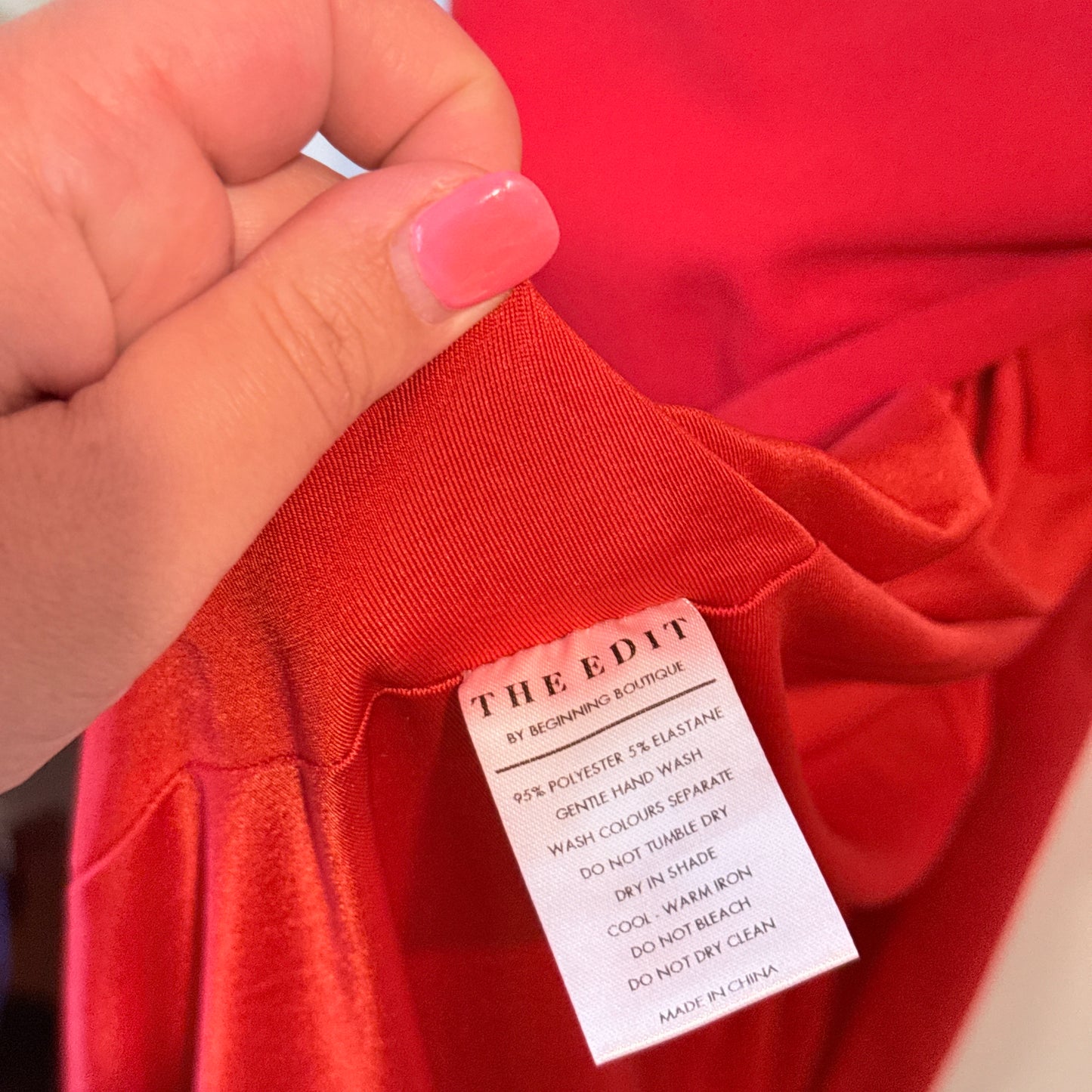 THE EDIT BY BEGINNING BOUTIQUE Low Back Split Maxi Dress - Size M