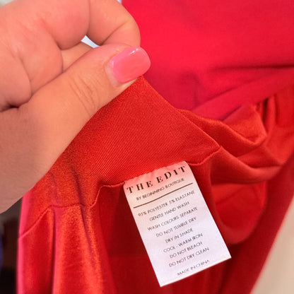 THE EDIT BY BEGINNING BOUTIQUE Low Back Split Maxi Dress - Size M