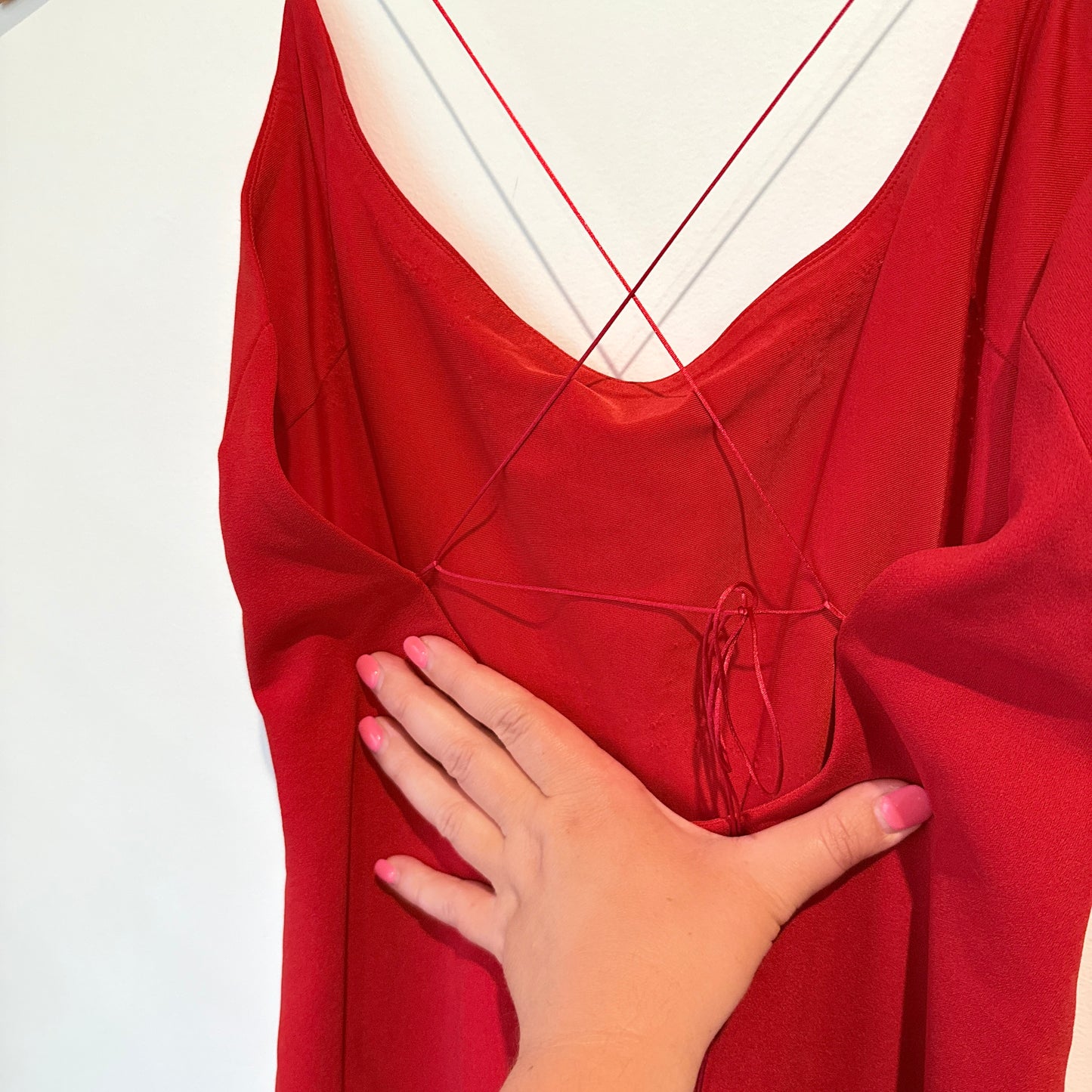 THE EDIT BY BEGINNING BOUTIQUE Low Back Split Maxi Dress - Size M