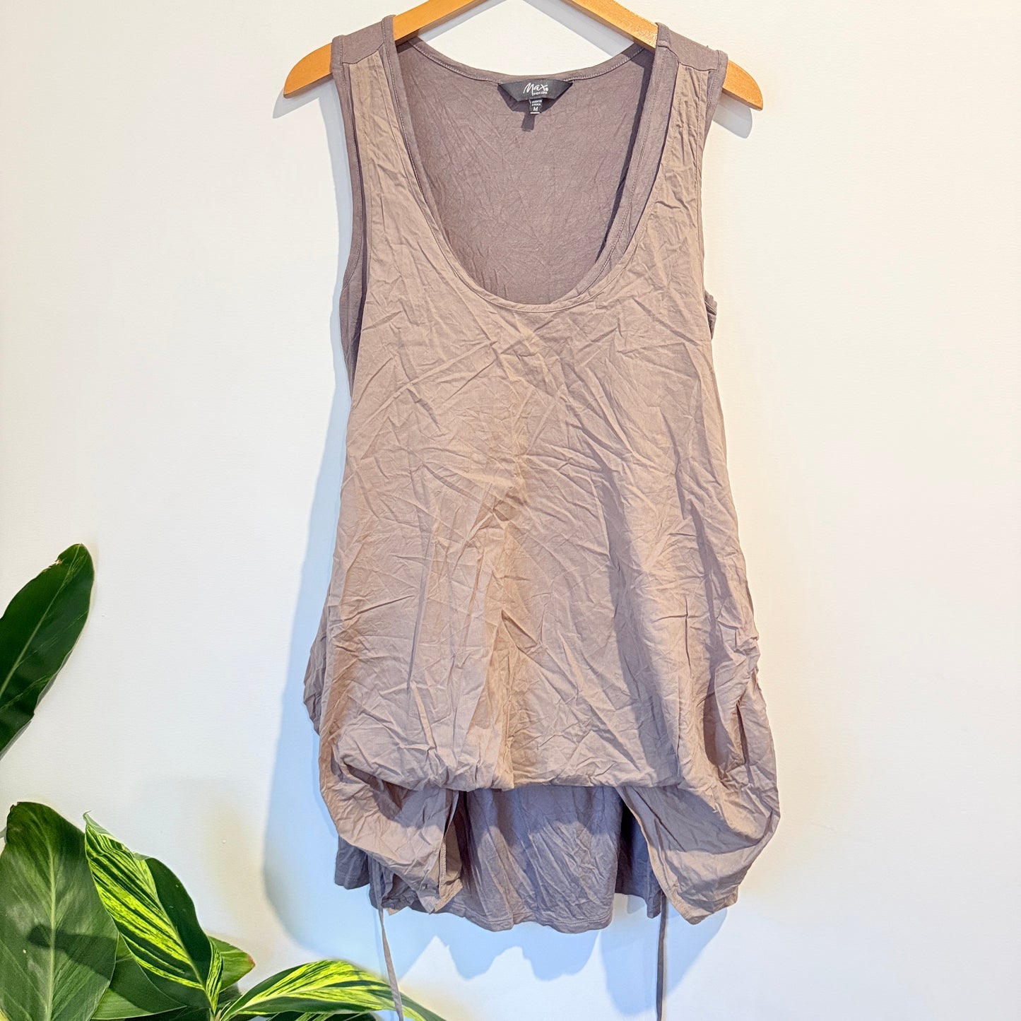 MAXshop Bubble Hem Sleeveless Top - Size M