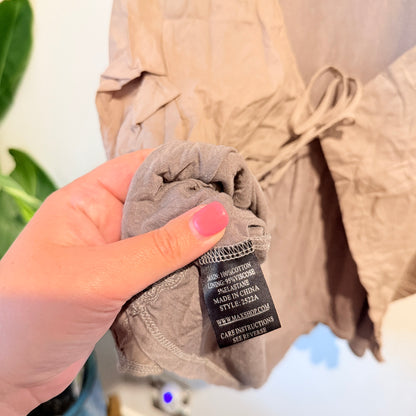 MAXshop Bubble Hem Sleeveless Top - Size M