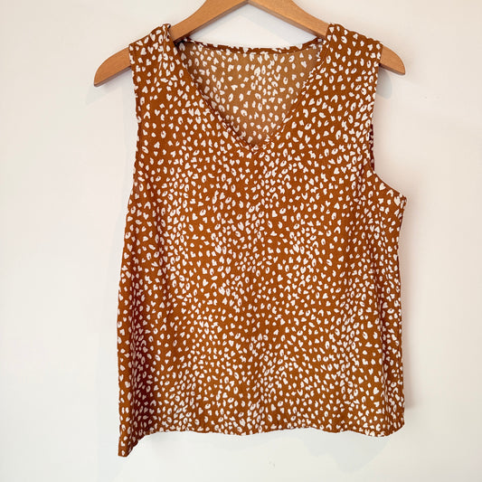 Shein Size M Sleeveless V-Neck Top