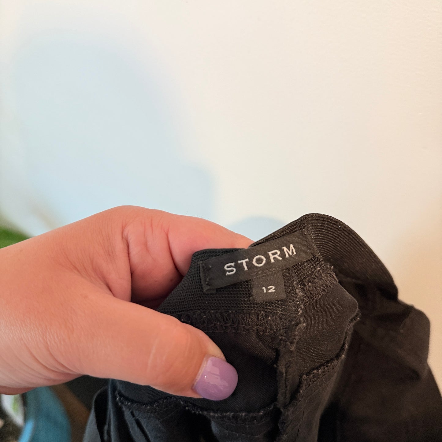 Storm Size 12 Black Women’s Skinny Leg Pants